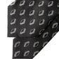 Dolce & Gabbana Black Patterned Silk Adjustable Women Tied Necktie Tie