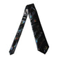 Dolce & Gabbana Black Iridescent Silk Adjustable Women Tied Necktie Tie