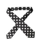 Dolce & Gabbana Black White Polka Dot Silk Adjustable Women Necktie Tie