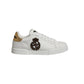 Dolce & Gabbana White Gold Crest Crown Portofino Sneakers Shoes