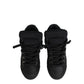 Dolce & Gabbana Black Leather Low Top Portofino Sneakers Shoes