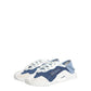 Dolce & Gabbana Blue White Low Top NS1 Sneakers Shoes