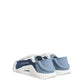 Dolce & Gabbana Blue White Low Top NS1 Sneakers Shoes
