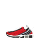 Dolce & Gabbana Red Logo Low Top Sorrento Sneakers Shoes