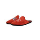 Dolce & Gabbana Red Suede DG King Men House Slipper Shoes