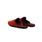 Dolce & Gabbana Red Suede DG King Men House Slipper Shoes