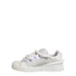 Dolce & Gabbana White Calfskin Leather Low Top Sneakers Shoes