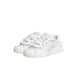 Dolce & Gabbana White Calfskin Leather Low Top Sneakers Shoes