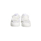 Dolce & Gabbana White Calfskin Leather Low Top Sneakers Shoes