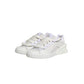Dolce & Gabbana White Calfskin Leather Low Top Sneakers Shoes