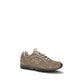 New Balance Brown Calf Leather Bos Taurus Athletic Sneakers