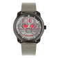 Police Gray Leather Dress Watch