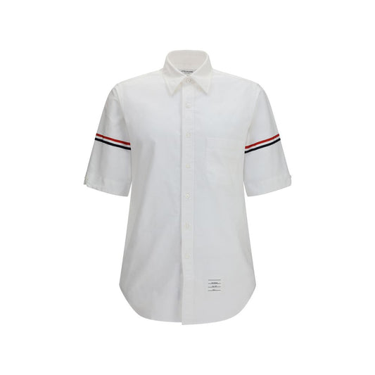 Thom Browne White Cotton Shortsleeve Shirt