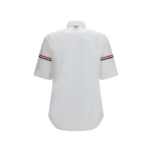 Thom Browne White Cotton Shortsleeve Shirt