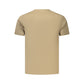 Coveri Moving Brown Cotton Men's T-Shirt