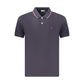 Coveri Moving Blue Cotton Men's Polo
