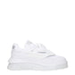 Versace White Leather Sneakers