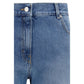 Calvin Klein Blue Cotton Straight-Leg Jeans