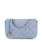 19V69 Italia Blue Leather Shoulder Bag