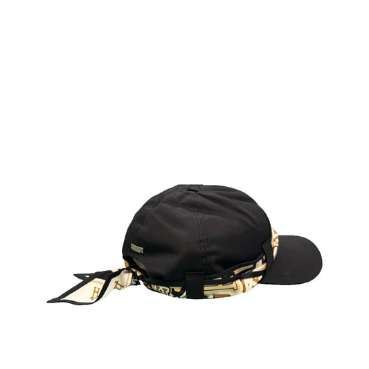 Herno Black Cotton Cap (Baseball Hat)