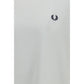 Fred Perry White Cotton T-Shirt