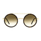 Andy Wolf Brown Metal & Plastic Glasses (Frames)