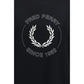 Fred Perry Black Cotton T-Shirt