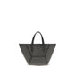 Brunello Cucinelli Black Calf Leather Bos Taurus Shoulder Bag