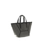 Brunello Cucinelli Black Calf Leather Bos Taurus Shoulder Bag
