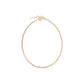 Saint Laurent Gold Brass Necklace