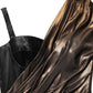 Dolce & Gabbana Bronze Asymmetrical Draping OneShoulder Dress