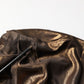 Dolce & Gabbana Bronze Asymmetrical Draping OneShoulder Dress