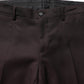 Dolce & Gabbana Brown Straight Leg Dress Silk Trousers Pants