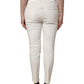 Dolce & Gabbana White Tattered Skinny Cotton Denim Jeans