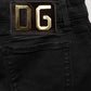 Dolce & Gabbana Black Skinny Cotton Low Waist Denim Jeans