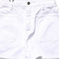 Dolce & Gabbana White Cotton HighWaist Denim Hotpants Shorts