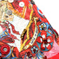 Dolce & Gabbana Multicolor Brocade Jewelled High Waist Hotpants Skirt