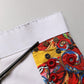 Dolce & Gabbana Multicolor Brocade Jewelled High Waist Hotpants Skirt