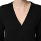 Dolce & Gabbana Black Wool Knit Button Cardigan Sweater
