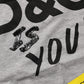 Dolce & Gabbana Gray Cotton Logo Printed Crew Neck T-shirt