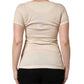 Dolce & Gabbana Beige Jungle Print Cotton Round Neck T-Shirt