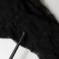 Dolce & Gabbana Black Floral Lace Turtle Neck Long Sleeve Top