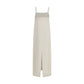 Brunello Cucinelli White Acetate Casual Dress