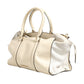 Burberry Chalk White Large Leather Tote Bag