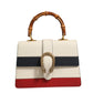 Gucci Dionysus Bamboo Top Handle Bag Colorblock Leather