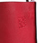 Loewe Gate Raspberry & Wine Leather Bucket Bag