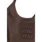 Miu Miu Brown Calf Leather Bos Taurus Shoulder Bag