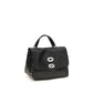 Zanellato Black Calf Leather Bos Taurus Handbag