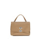 Zanellato Beige Calf Leather Bos Taurus Handbag