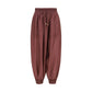 Zimmermann Bordeaux Silk Casual Pants